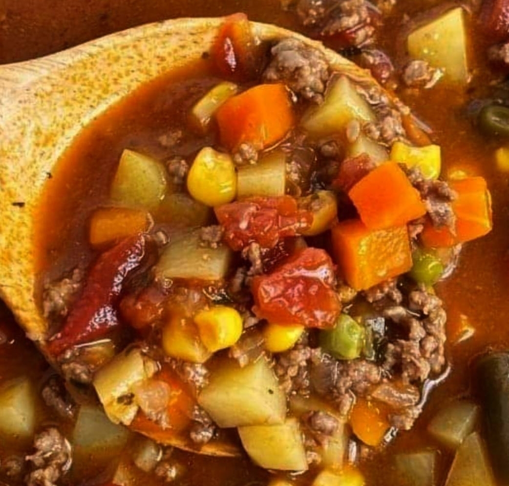 Vegetable hamburger soup Recipes Blog